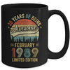 Born February 1989 35th Birthday Vintage 1989 35 Year Old Mug | teecentury