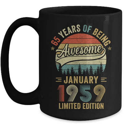 Born January 1959 65th Birthday Made In 1959 65 Year Old Mug | teecentury