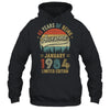 Born January 1984 40th Birthday Made In 1984 40 Year Old Shirt & Hoodie | teecentury