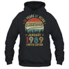 Born January 1989 35th Birthday Made In 1989 35 Year Old Shirt & Hoodie | teecentury