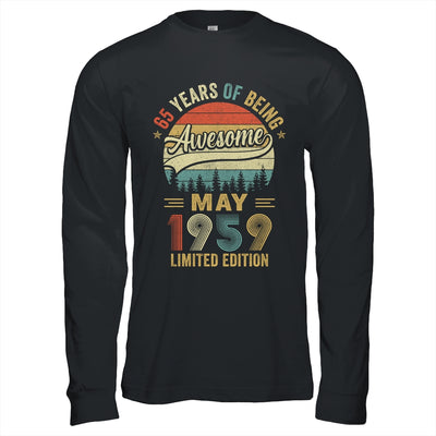 Born May 1959 65th Birthday Vintage 1959 65 Year Old Shirt & Hoodie | teecentury