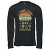 Born May 1969 55th Birthday Vintage 1969 55 Year Old Shirt & Hoodie | teecentury