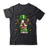 Boston Terrier St Patricks Day Leprechaun Shamrock Irish Shirt & Hoodie | teecentury