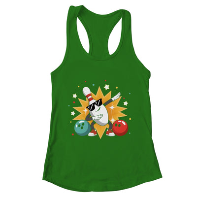 Bowling Pin Dabbing Sunglasses Bowler Player Men Women Kids Shirt & Tank Top | teecentury