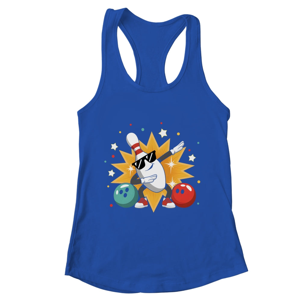 Bowling Pin Dabbing Sunglasses Bowler Player Men Women Kids Shirt & Tank Top | teecentury