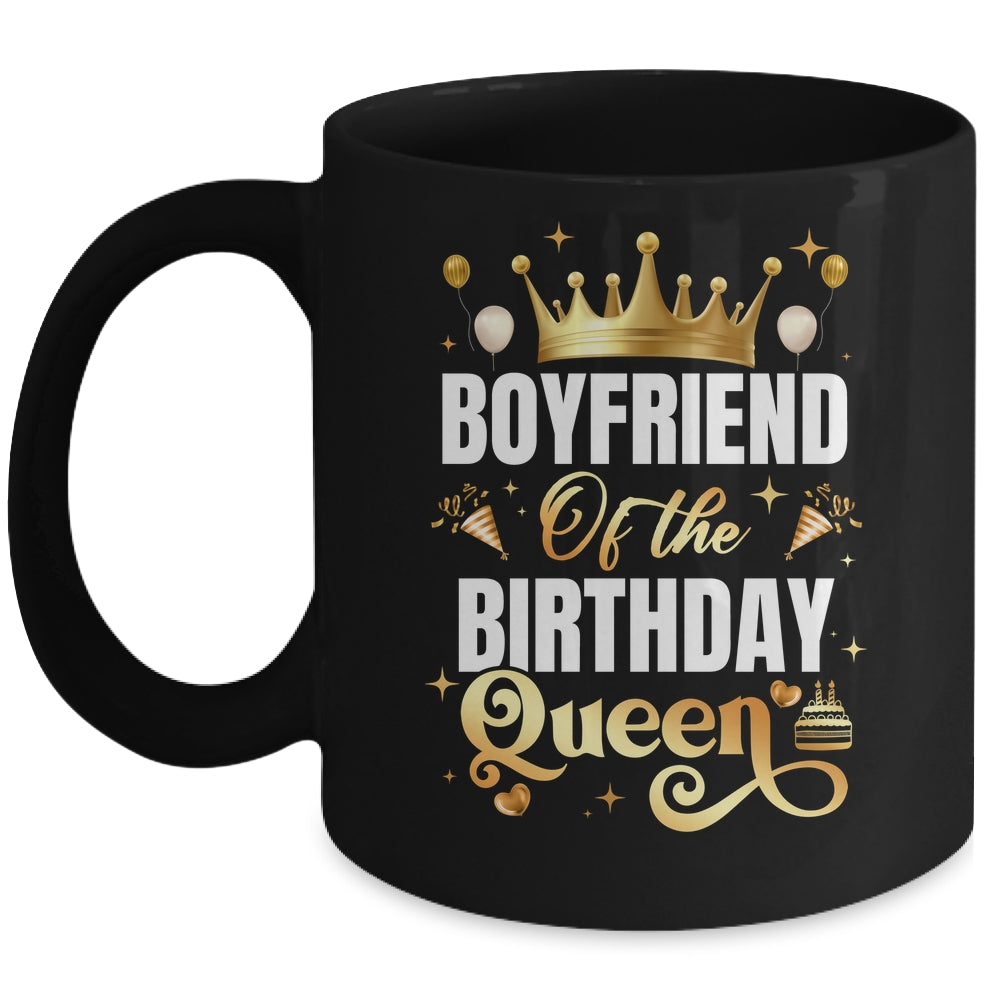 Boyfriend Of The Birthday Queen Funny Matching Birthday Party Mug | teecentury