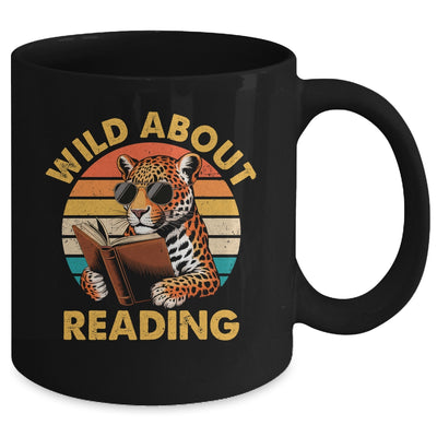 Boys Animal Print Wild About Reading Cheetah Book Lover Mug | teecentury