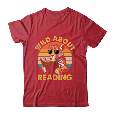 Boys Animal Print Wild About Reading Cheetah Book Lover Shirt & Hoodie | teecentury