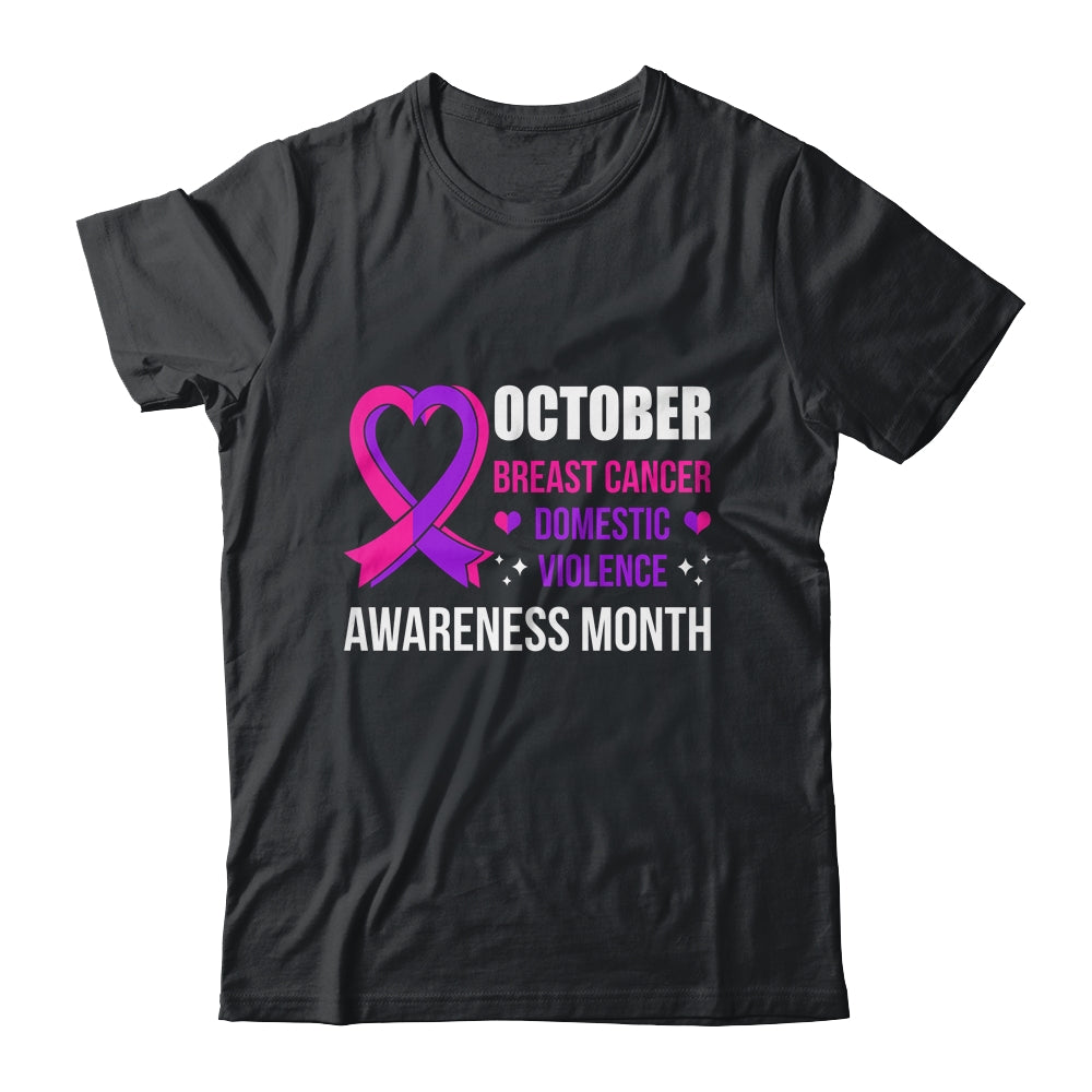 Breast Cancer Awareness And Domestic Violence Awareness Shirt & Hoodie | teecentury