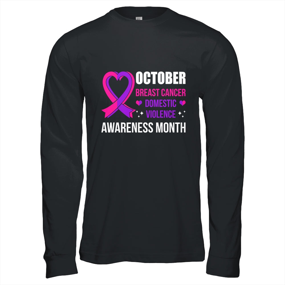 Breast Cancer Awareness And Domestic Violence Awareness Shirt & Hoodie | teecentury
