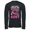 Breast Cancer Awareness Wear Pink For My Aunt Support Kids Shirt & Hoodie | teecentury