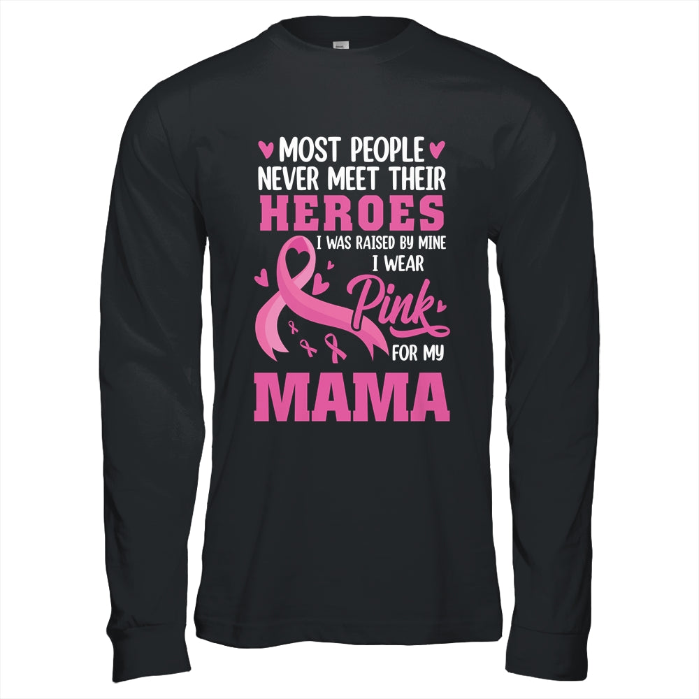 Breast Cancer Awareness Wear Pink For My Mama Support Kids Shirt & Hoodie | teecentury