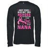 Breast Cancer Awareness Wear Pink For My Nana Support Kids Shirt & Hoodie | teecentury