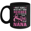 Breast Cancer Awareness Wear Pink For My Nana Support Kids Mug | teecentury
