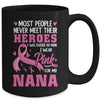 Breast Cancer Awareness Wear Pink For My Nana Support Kids Mug | teecentury