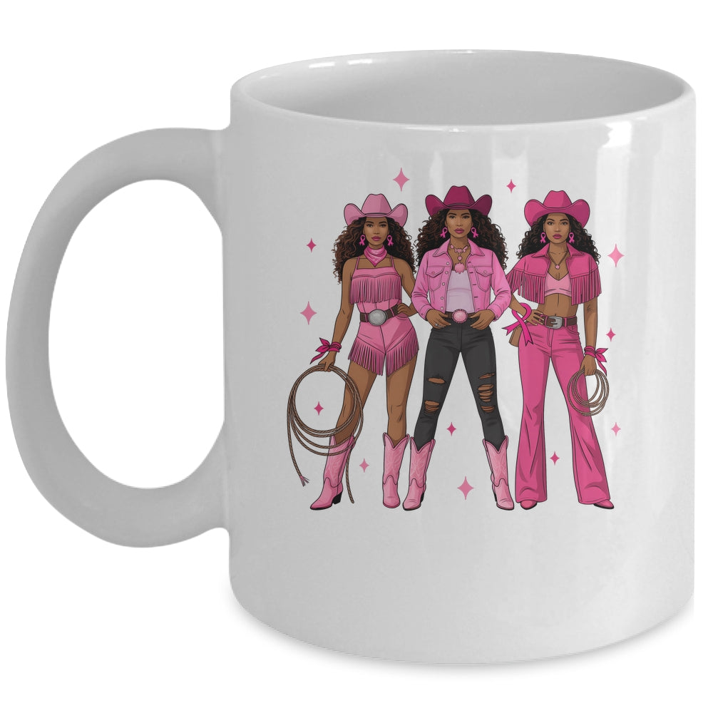 Breast Cancer Country Western Cowgirl In Pink Warrior Women Mug | teecentury