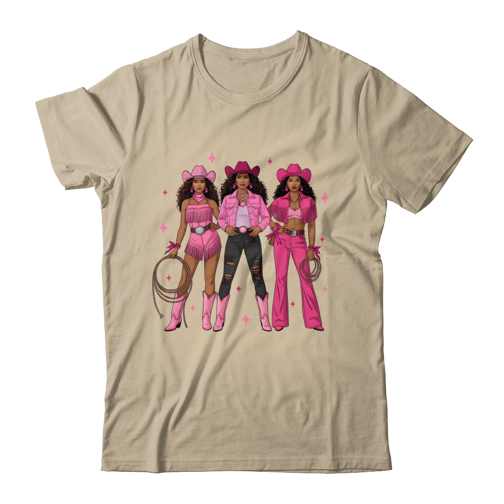 Breast Cancer Country Western Cowgirl In Pink Warrior Women Shirt & Sweatshirt | teecentury