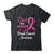 Breast Cancer Fighter Awareness Dad Of A Warrior Shirt & Hoodie | teecentury