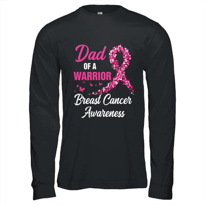 Breast Cancer Fighter Awareness Dad Of A Warrior Shirt & Hoodie | teecentury
