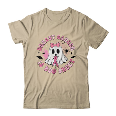 Breast Cancer Is Boo Sheet Retro Breast Cancer Halloween Ghost Shirt & Sweatshirt | teecentury