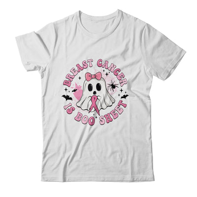 Breast Cancer Is Boo Sheet Retro Breast Cancer Halloween Ghost Shirt & Sweatshirt | teecentury
