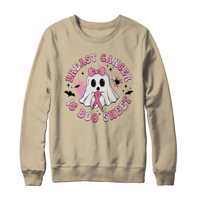 Breast Cancer Is Boo Sheet Retro Breast Cancer Halloween Ghost Shirt & Sweatshirt | teecentury