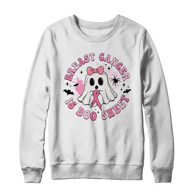 Breast Cancer Is Boo Sheet Retro Breast Cancer Halloween Ghost Shirt & Sweatshirt | teecentury