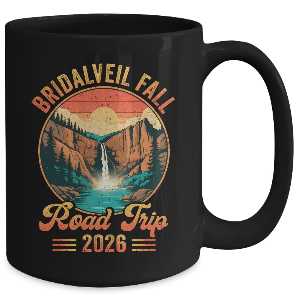 Bridalveil Fall Road Trip 2026 Summer Vacation Family Matching Mug | teecentury