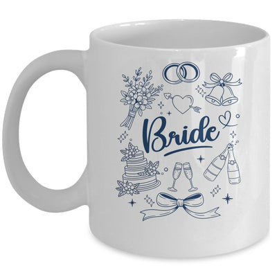 Bride Future Mrs Bow Bridal Party Wedding Bachelorette Mug | teecentury