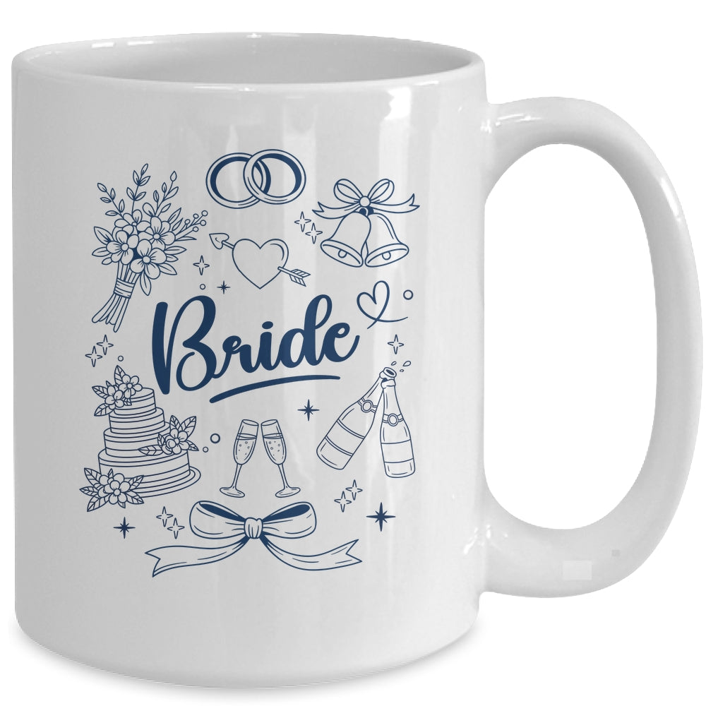 Bride Future Mrs Bow Bridal Party Wedding Bachelorette Mug | teecentury