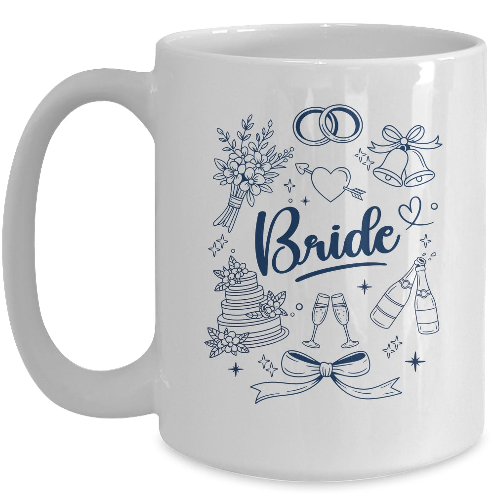 Bride Future Mrs Bow Bridal Party Wedding Bachelorette Mug | teecentury