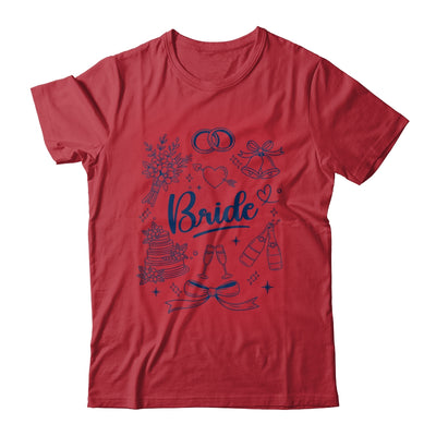Bride Future Mrs Bow Bridal Party Wedding Bachelorette Shirt & Hoodie | teecentury