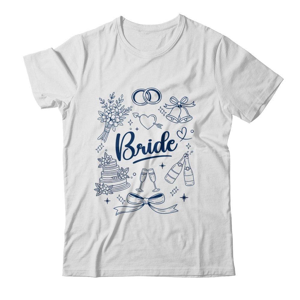 Bride Future Mrs Bow Bridal Party Wedding Bachelorette Shirt & Hoodie | teecentury