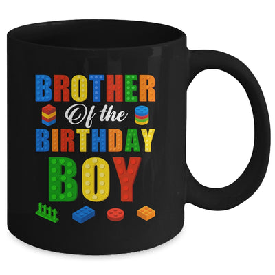 Brother Birthday Boy Master Builder Building Bricks Blocks Mug | teecentury