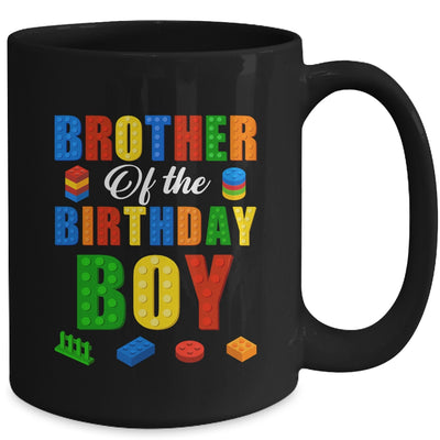 Brother Birthday Boy Master Builder Building Bricks Blocks Mug | teecentury