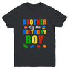 Brother Birthday Boy Master Builder Building Bricks Blocks Youth Shirt | teecentury