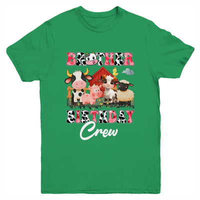 Brother Birthday Crew Farm Cow Birthday Boy Girl Family Youth Shirt | teecentury
