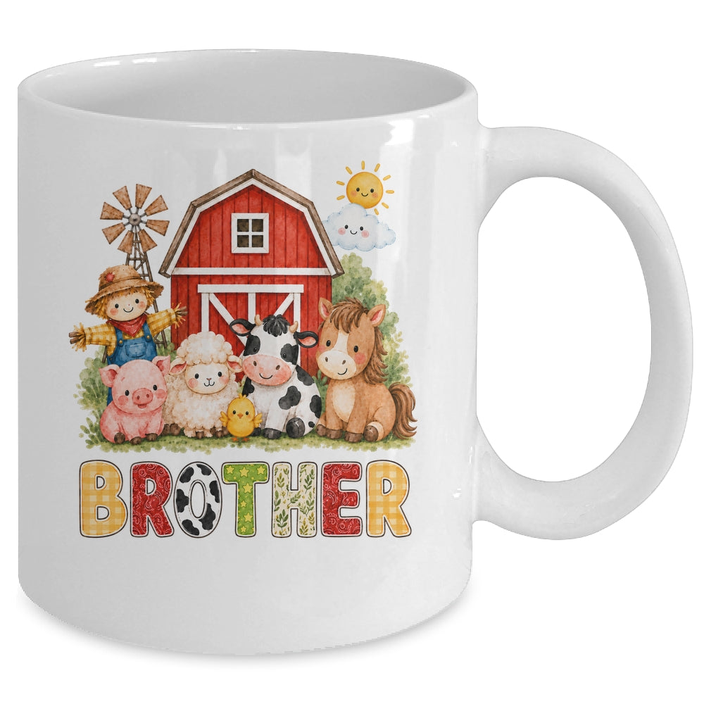 Brother Farm Cow 1St Birthday Girl Boy Matching Family Mug | teecentury