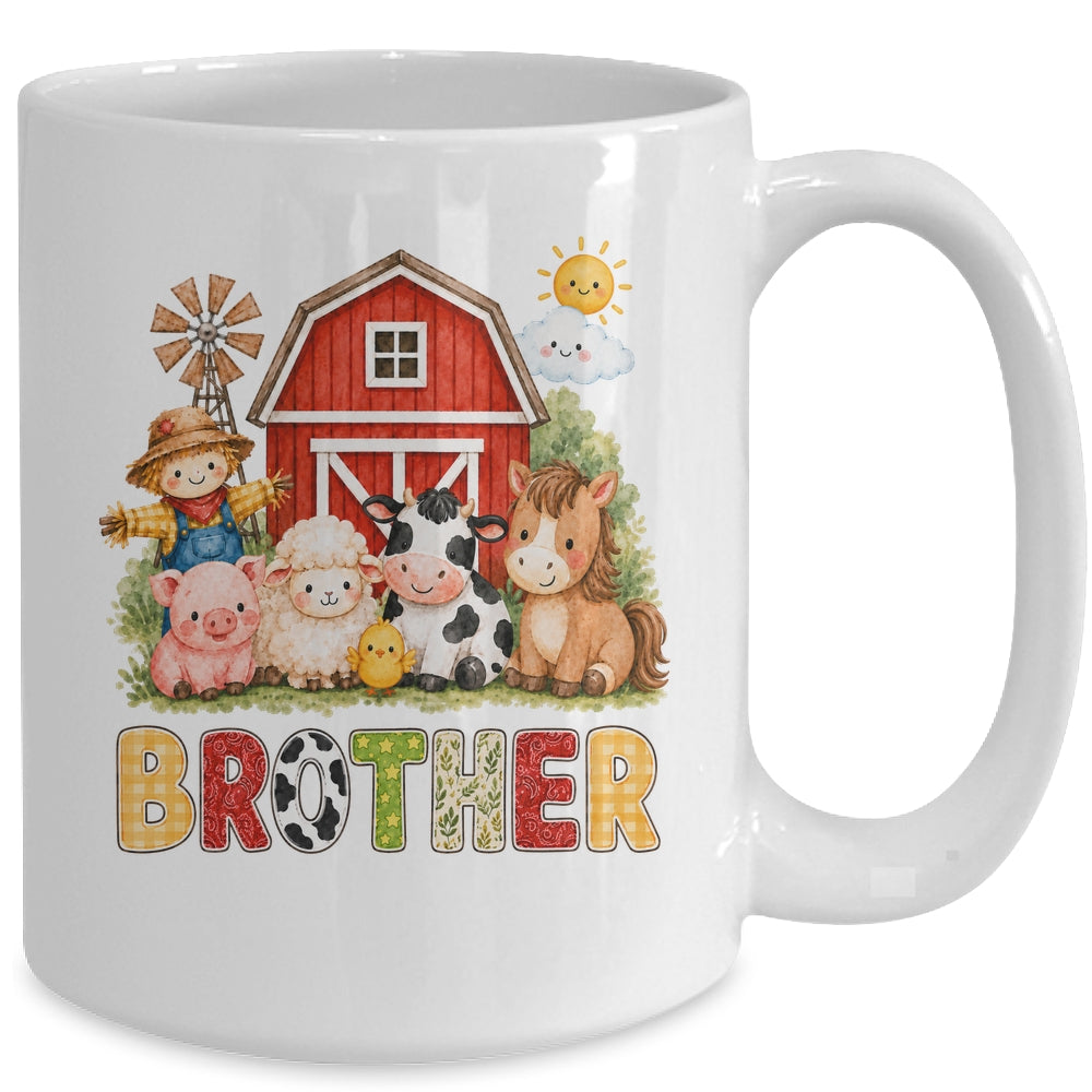 Brother Farm Cow 1St Birthday Girl Boy Matching Family Mug | teecentury