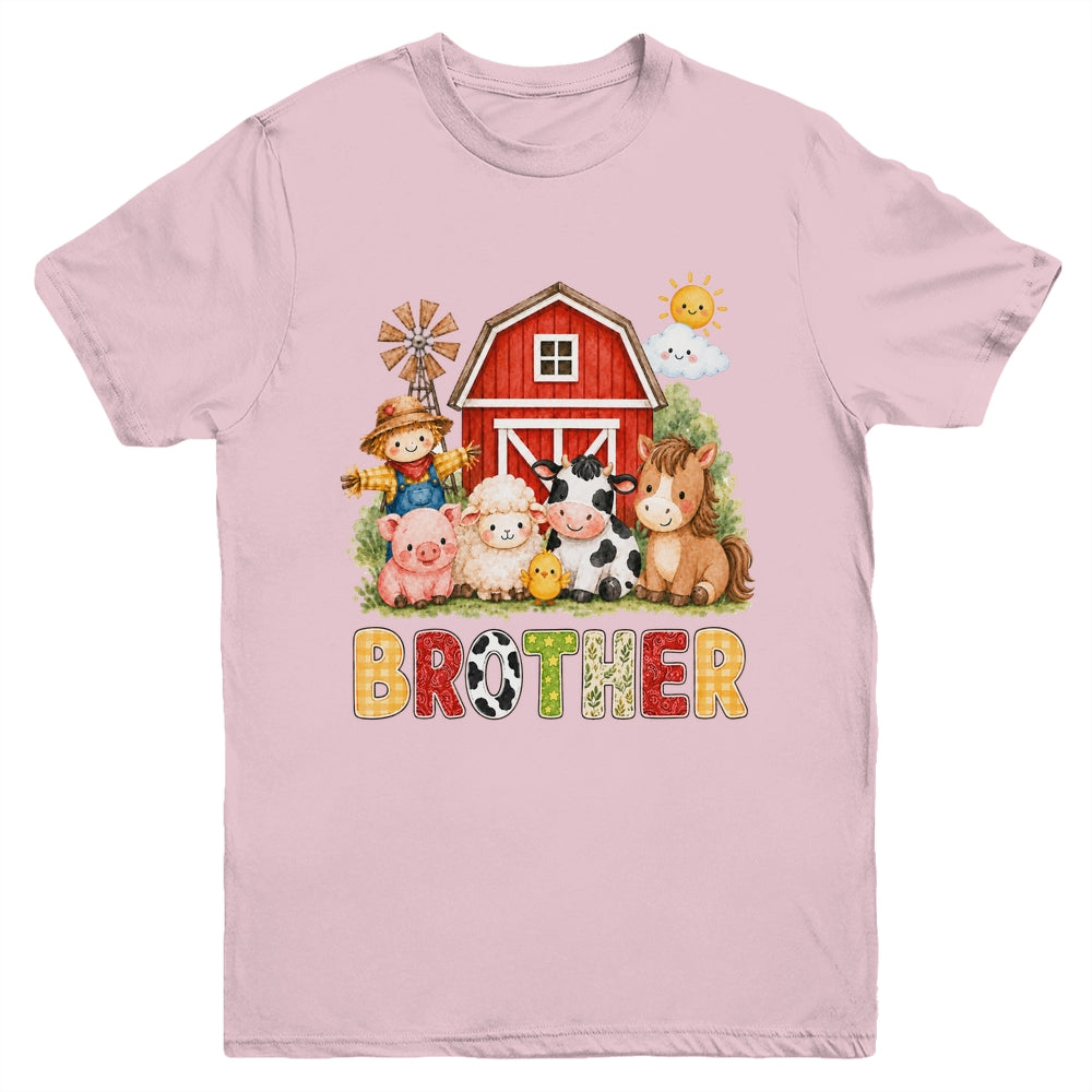Brother Farm Cow 1St Birthday Girl Boy Matching Family Youth Shirt | teecentury