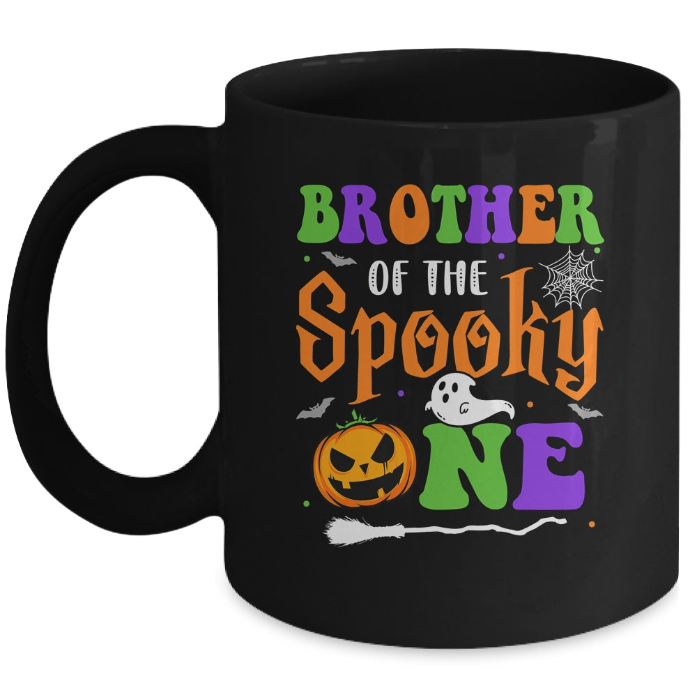 Brother Halloween 1st Birthday Boy Matching Family Spooky Mug | teecentury