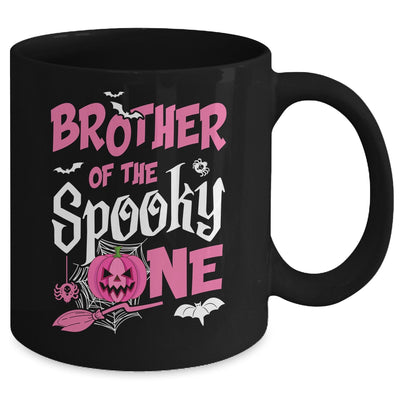 Brother Halloween 1st Birthday Girl Matching Family Spooky Mug | teecentury