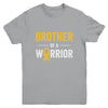 Brother Of A Warrior Childhood Cancer Awareness Family Ribbon Youth Shirt | teecentury