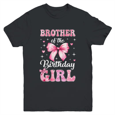 Brother Of Birthday Girl Coquette Bow Matching Family Youth Shirt | teecentury
