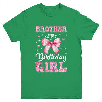 Brother Of Birthday Girl Coquette Bow Matching Family Youth Shirt | teecentury