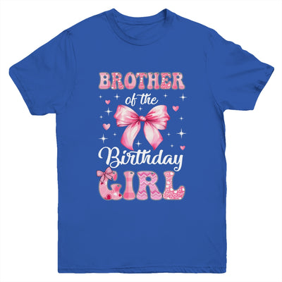 Brother Of Birthday Girl Coquette Bow Matching Family Youth Shirt | teecentury