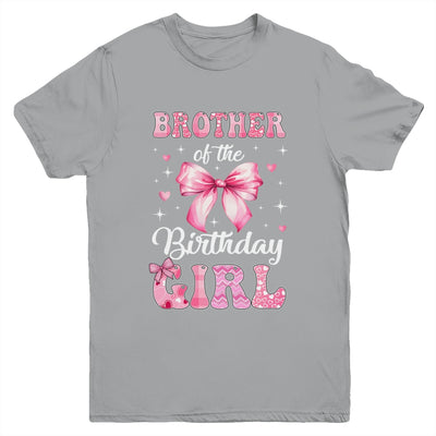 Brother Of Birthday Girl Coquette Bow Matching Family Youth Shirt | teecentury