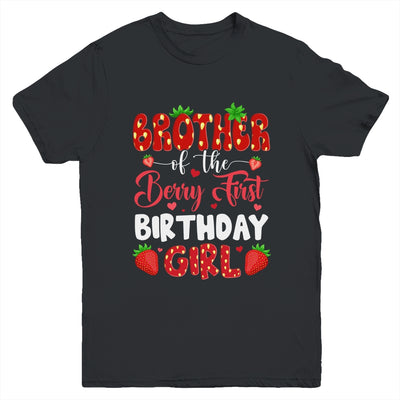 Brother Of The Berry First Birthday Of Girl Strawberry Youth Shirt | teecentury