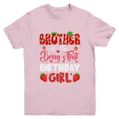 Brother Of The Berry First Birthday Of Girl Strawberry Youth Shirt | teecentury