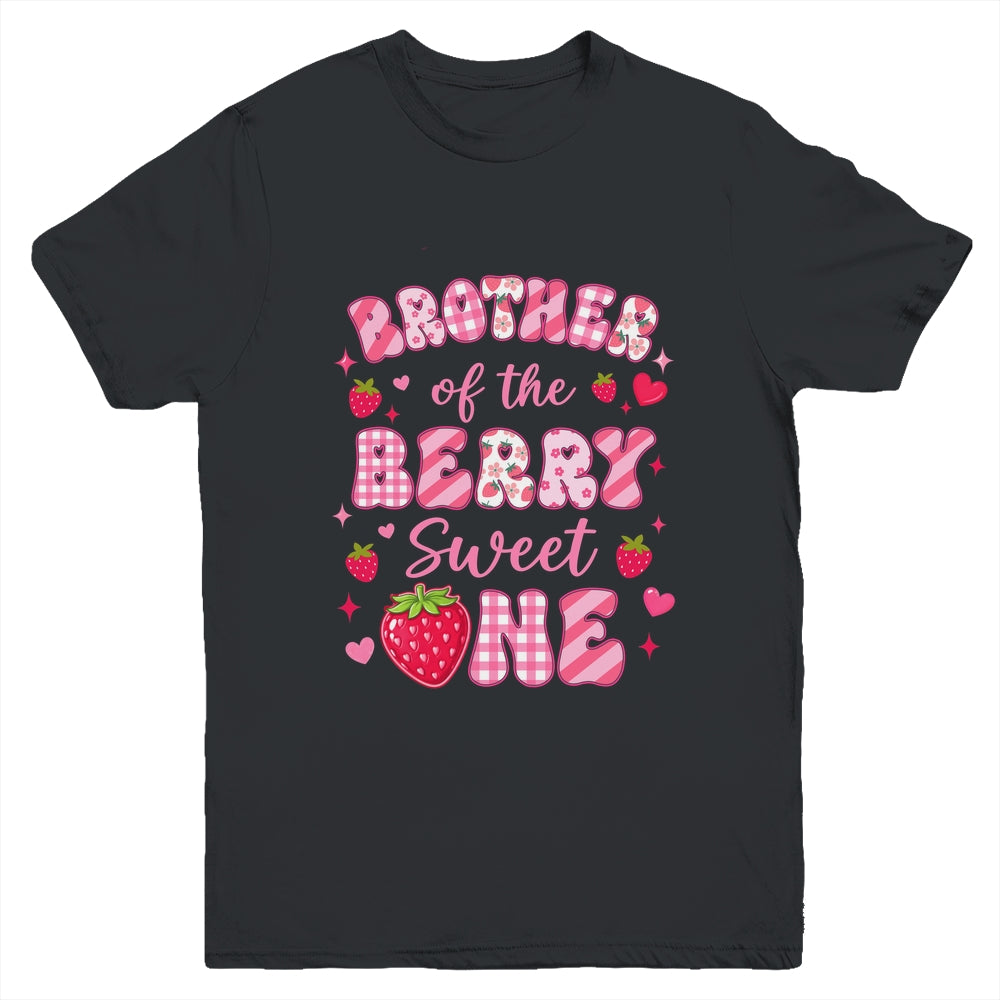 Brother Of The Berry Sweet One Strawberry First Birthday Youth Shirt | teecentury